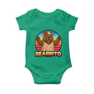 Burrito Lover Gift Baby Onesie Funny Bearrito TS12 Irish Green Print Your Wear