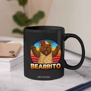 Burrito Lover Gift Coffee Mug Funny Bearrito TS12 Print Your Wear