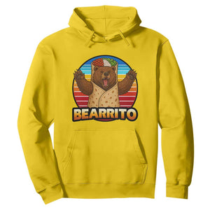 Burrito Lover Gift Hoodie Funny Bearrito TS12 Daisy Print Your Wear