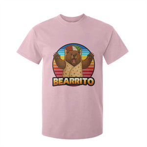 Burrito Lover Gift T Shirt For Kid Funny Bearrito TS12 Light Pink Print Your Wear