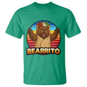 Burrito Lover Gift T Shirt Funny Bearrito TS12 Irish Green Print Your Wear