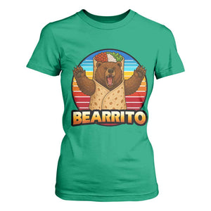Burrito Lover Gift T Shirt For Women Funny Bearrito TS12 Irish Green Print Your Wear