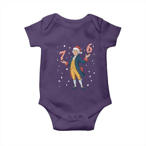 George Washington 67 Meme Baby Onesie Funny Christmas Gift TS12 Purple Print Your Wear