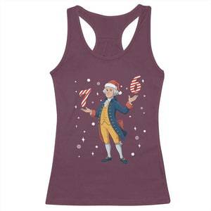 George Washington 67 Meme Racerback Tank Top Funny Christmas Gift TS12 Maroon Print Your Wear