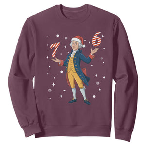 George Washington 67 Meme Sweatshirt Funny Christmas Gift TS12 Maroon Print Your Wear
