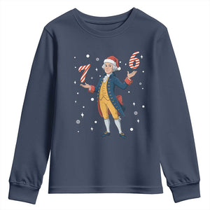 George Washington 67 Meme Youth Sweatshirt Funny Christmas Gift TS12 Navy Print Your Wear