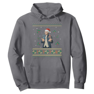 George Washington 67 Meme Hoodie Funny Christmas Ugly Sweater Gift TS12 Charcoal Print Your Wear