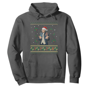 George Washington 67 Meme Hoodie Funny Christmas Ugly Sweater Gift TS12 Dark Heather Print Your Wear
