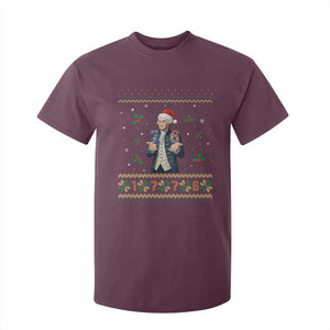 George Washington 67 Meme T Shirt For Kid Funny Christmas Ugly Sweater Gift TS12 Maroon Print Your Wear