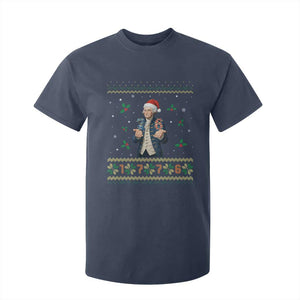 George Washington 67 Meme T Shirt For Kid Funny Christmas Ugly Sweater Gift TS12 Navy Print Your Wear
