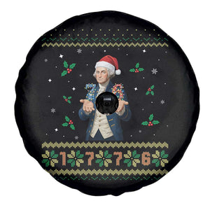 George Washington 67 Meme Spare Tire Cover Funny Christmas Ugly Sweater Gift TS12 Print Your Wear