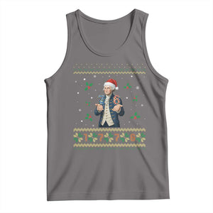 George Washington 67 Meme Tank Top Funny Christmas Ugly Sweater Gift TS12 Deep Heather Print Your Wear