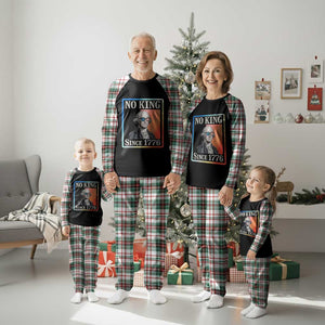 George Washington No Kings Since 1776 Plaid Pajama Set Funny Political Meme Gift TS12 Christmas Plaid Print Your Wear
