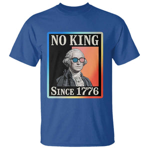 George Washington No Kings Since 1776 T Shirt Funny Political Meme Gift TS12 Royal Blue Print Your Wear
