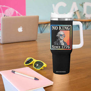 George Washington No Kings Since 1776 Tumbler With Handle Funny Political Meme Gift TS12 Print Your Wear