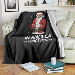 Funny Merry No Kings Since 1776 George Washington Throw Blanket Christmas Gift TS12 Print Your Wear