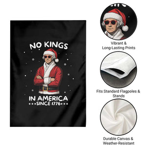 Funny Merry No Kings Since 1776 George Washington Garden Flag Christmas Gift TS12 Print Your Wear