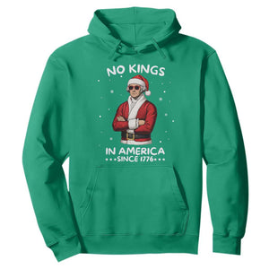 Funny Merry No Kings Since 1776 George Washington Hoodie Christmas Gift TS12 Irish Green Print Your Wear