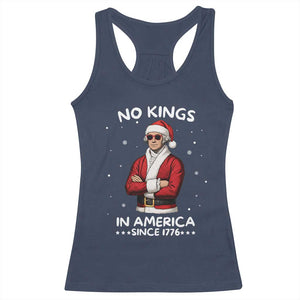 Funny Merry No Kings Since 1776 George Washington Racerback Tank Top Christmas Gift TS12 Navy Print Your Wear