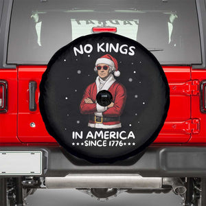 Funny Merry No Kings Since 1776 George Washington Spare Tire Cover Christmas Gift TS12 Black Print Your Wear