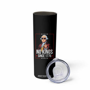 Funny George Washington No Kings 1776 Meme Vintage Gift Skinny Tumbler TS12 Print Your Wear