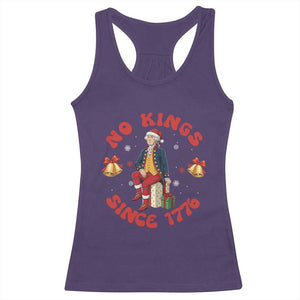 George Washington No Kings Since 1776 Racerback Tank Top Christmas Gift Idea TS12 Purple Print Your Wear