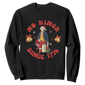 George Washington No Kings Since 1776 Sweatshirt Christmas Gift Idea - Print Your Wear