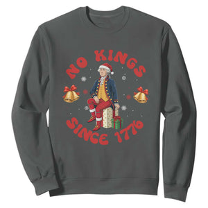 George Washington No Kings Since 1776 Sweatshirt Christmas Gift Idea - Print Your Wear