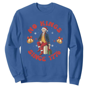 George Washington No Kings Since 1776 Sweatshirt Christmas Gift Idea - Print Your Wear