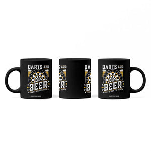 Darts And Beer That Is Why I Am Here Coffee Mug Funny Pub Game Darts Lover Gift TS12 Print Your Wear