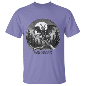 Jersey Devil Playing Dart T Shirt Gothic Horror Gift Pine Barrens New Jersey TS12 Violet Print Your Wear