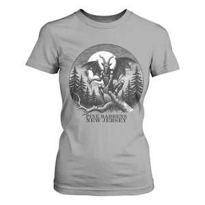 Jersey Devil Playing Dart T Shirt For Women Gothic Horror Gift Pine Barrens New Jersey TS12 Sport Gray Print Your Wear