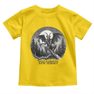 Jersey Devil Playing Dart Toddler T Shirt Gothic Horror Gift Pine Barrens New Jersey TS12 Daisy Print Your Wear