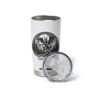 Jersey Devil Playing Dart Tumbler Cup Gothic Horror Gift Pine Barrens New Jersey TS12 Print Your Wear