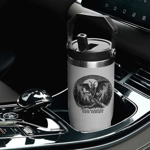 Jersey Devil Playing Dart Flip Straw Tumbler Gothic Horror Gift Pine Barrens New Jersey TS12 Print Your Wear