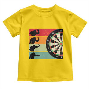 Funny Bigfoot Dart Player Crytid Sunset Retro Vintage Toddler T Shirt Dartist Gift TS12 Daisy Print Your Wear