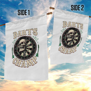 Skull Dartboard Retro Vintage Garden Flag Darts Player Champion Gift TS12 Print Your Wear