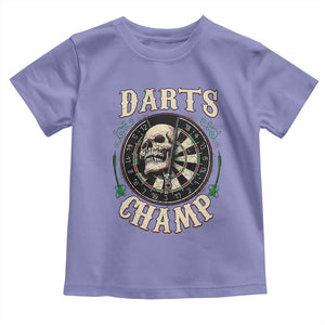 Skull Dartboard Retro Vintage Toddler T Shirt Darts Player Champion Gift TS12 Violet Print Your Wear