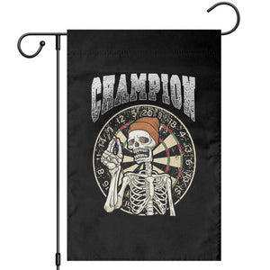 Gothic Skull Dart Master Garden Flag Funny Skeleton Dartboard Champion Gift TS12 Black Print Your Wear