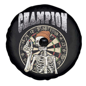 Gothic Skull Dart Master Spare Tire Cover Funny Skeleton Dartboard Champion Gift TS12 Print Your Wear