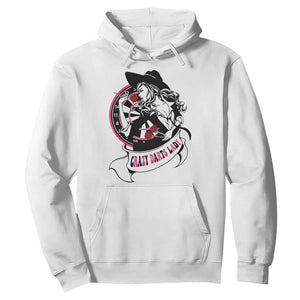 Funny Crazy Darts Lady Hoodie Coolest Girls Play Darts TS12 White Print Your Wear
