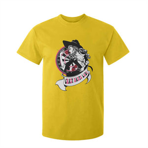 Funny Crazy Darts Lady T Shirt For Kid Coolest Girls Play Darts TS12 Daisy Print Your Wear