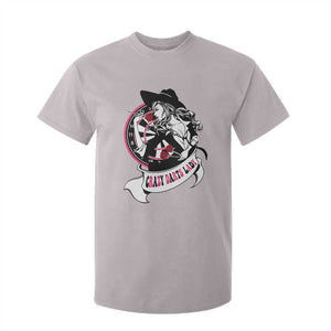 Funny Crazy Darts Lady T Shirt For Kid Coolest Girls Play Darts TS12 Ice Gray Print Your Wear