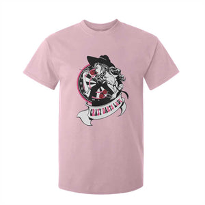 Funny Crazy Darts Lady T Shirt For Kid Coolest Girls Play Darts TS12 Light Pink Print Your Wear