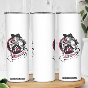 Funny Crazy Darts Lady Skinny Tumbler Coolest Girls Play Darts TS12 Print Your Wear