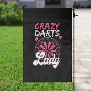 Crazy Darts Lady Bullseye Dart Shooting Garden Flag Female Dartist Gift TS12 Print Your Wear