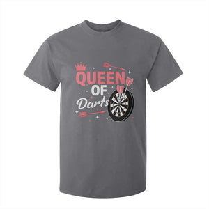 Queen Of Darts Bullseye Shooter T Shirt For Kid Female Dartist Gift TS12 Charcoal Print Your Wear