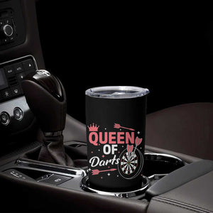 Queen Of Darts Bullseye Shooter Tumbler Cup Female Dartist Gift TS12 Print Your Wear