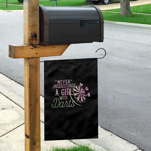 Never Underestimate A Girl With Dart Garden Flag Sports Lover Gift TS12 Print Your Wear