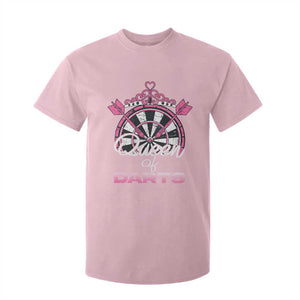 Queen Of Darts T Shirt For Kid Funny Dart Gift For Women TS12 Light Pink Print Your Wear